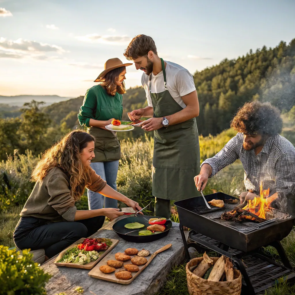 Our Team in Outdoor Cooking